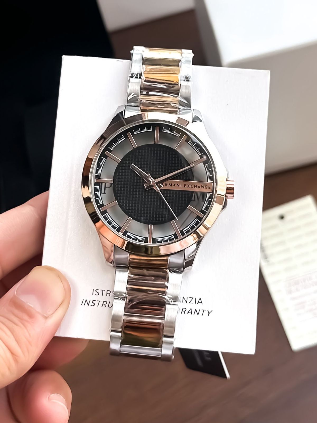 Arman_i Exchange Two Tone Chain Transparent Dial