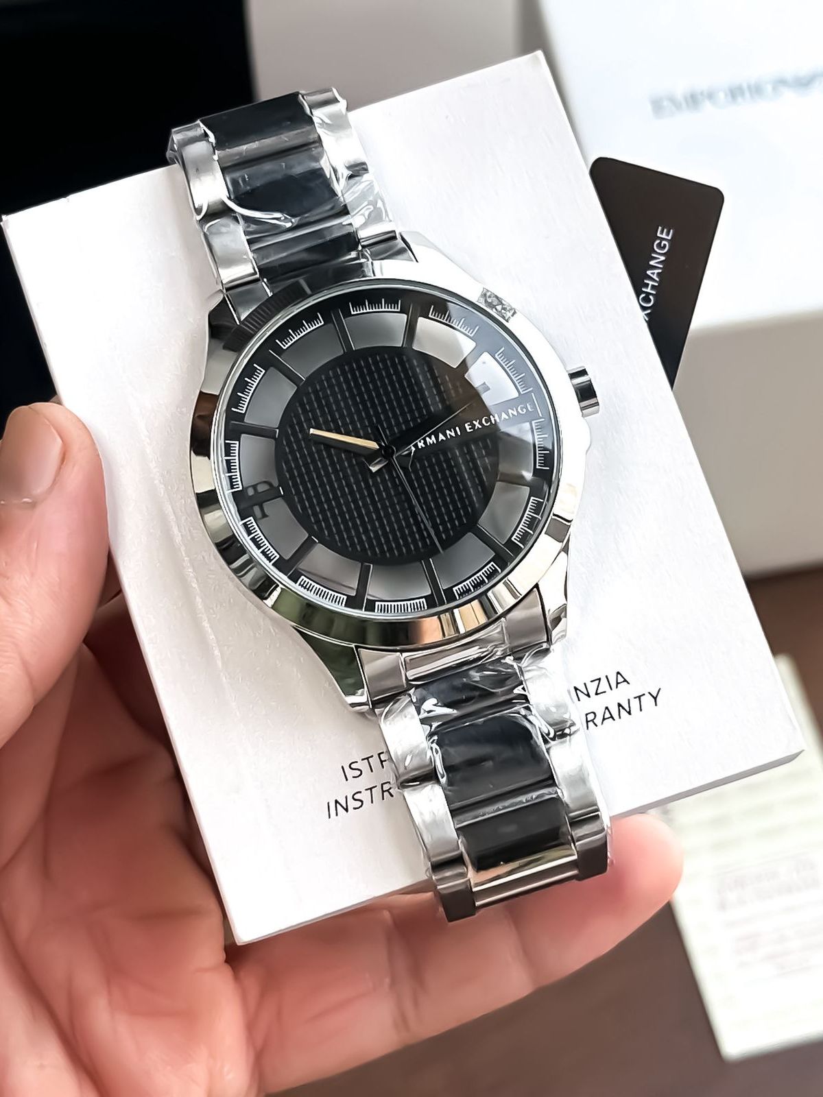Arman_i Exchange Silver Black Transparent Dial
