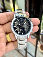 Casi_o Edifice World Map Silver Black