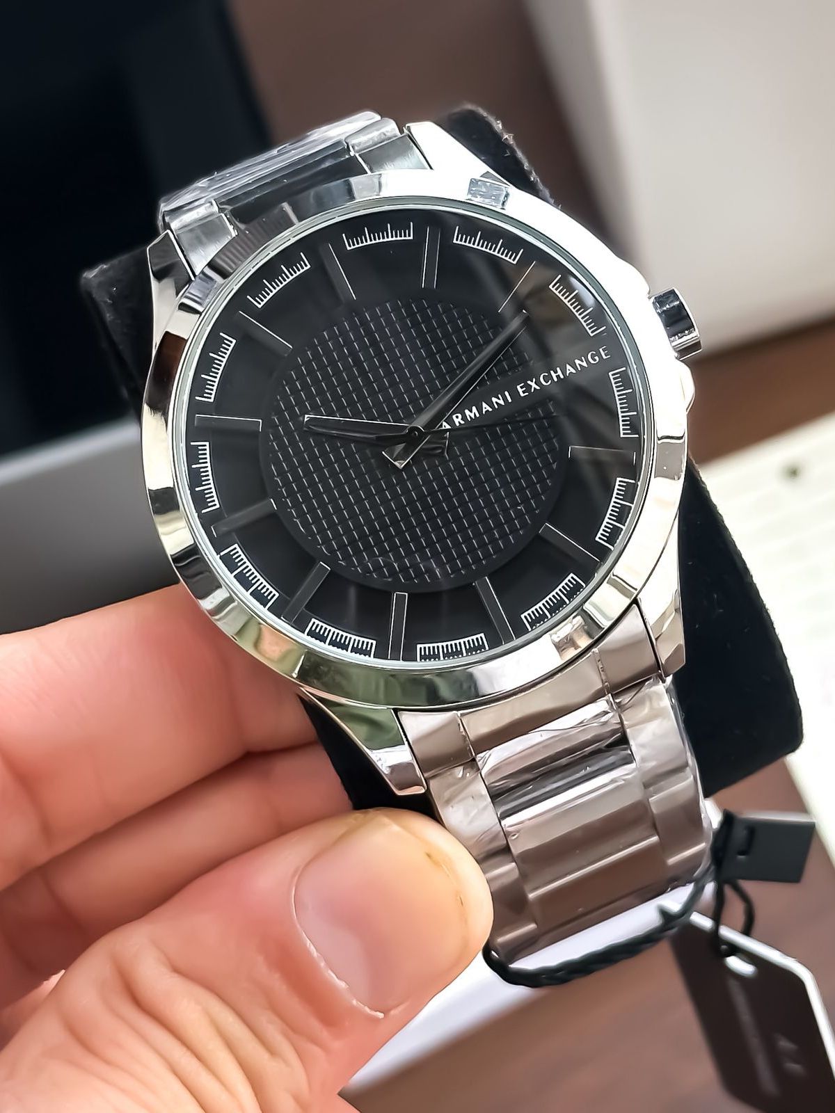 Arman_i Exchange Silver Black Transparent Dial