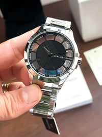 Arman_i Exchange Silver Black Transparent Dial