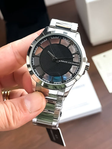 Arman_i Exchange Silver Black Transparent Dial
