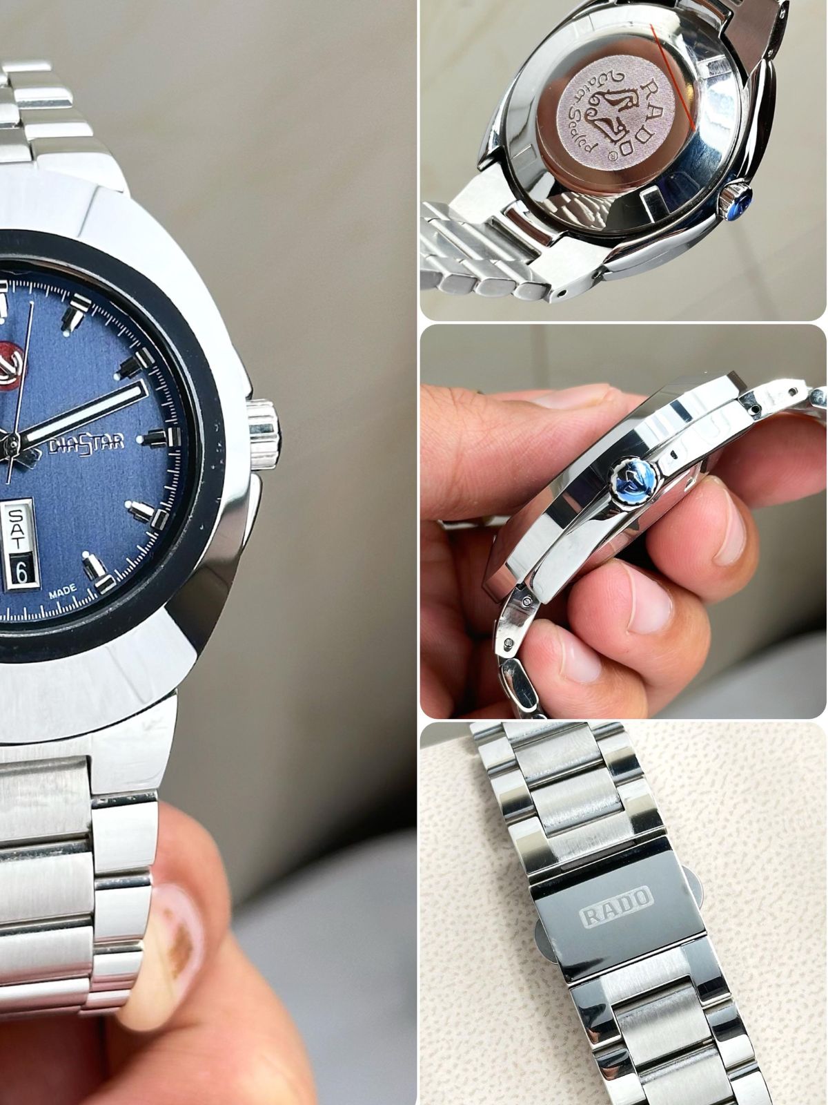 Rad_O Original Blue Dial Ra_o Alanog Watch