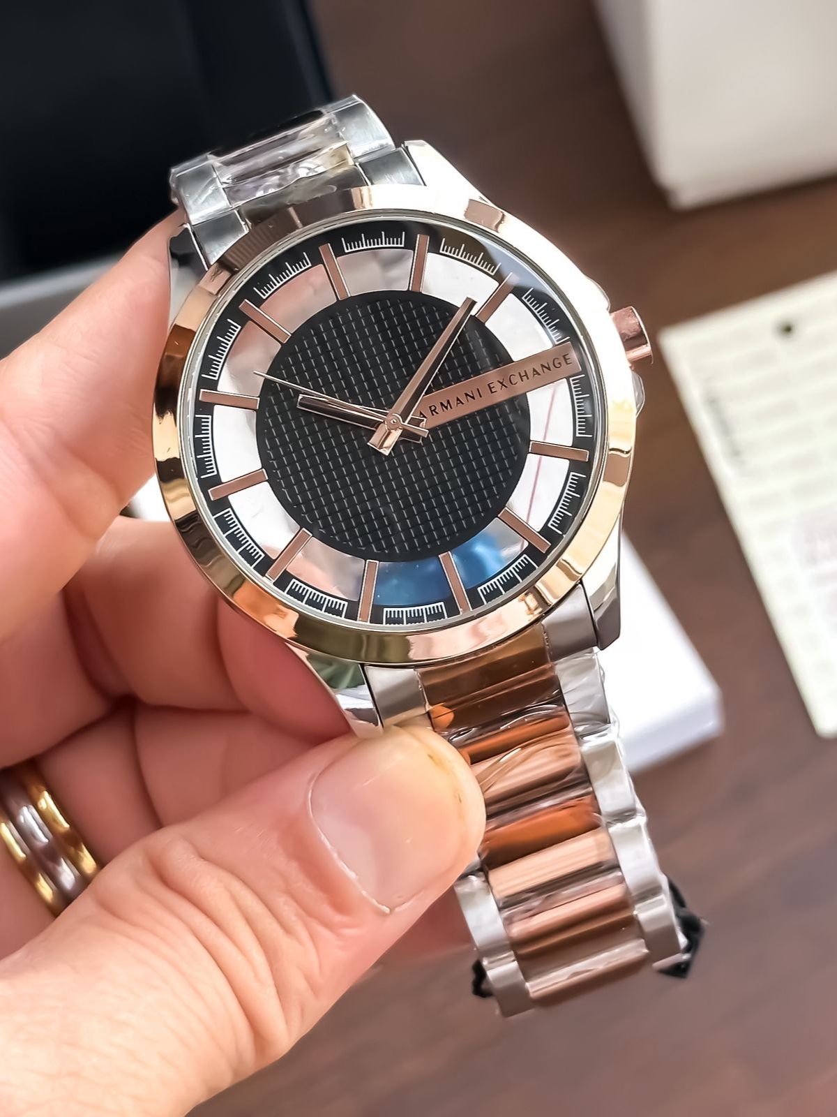 Arman_i Exchange Two Tone Chain Transparent Dial